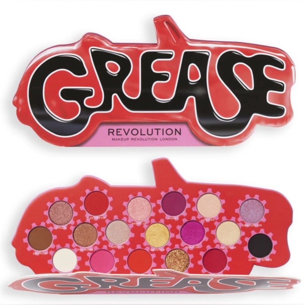 GREASE X REVOLUTION 18-pan
Eyeshadow Palette